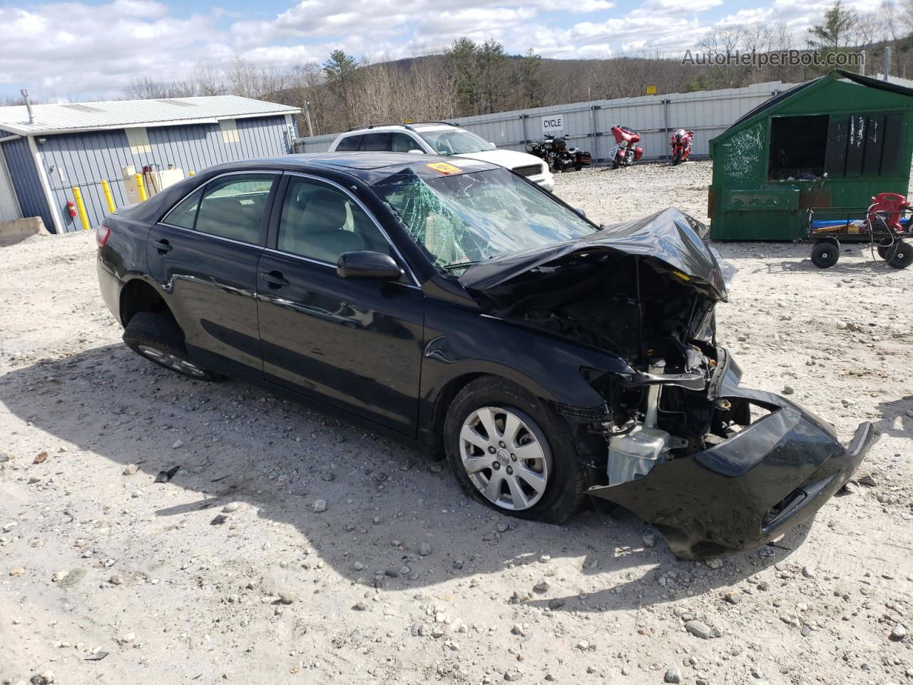 2007 Toyota Camry Ce Black vin: 4T1BE46K47U649065