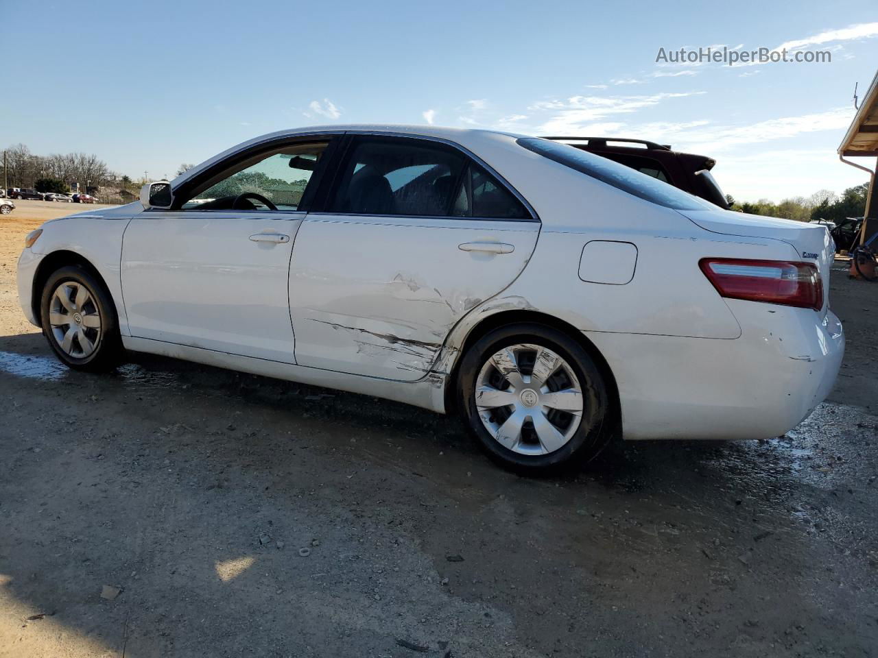 2007 Toyota Camry Ce White vin: 4T1BE46K47U678937