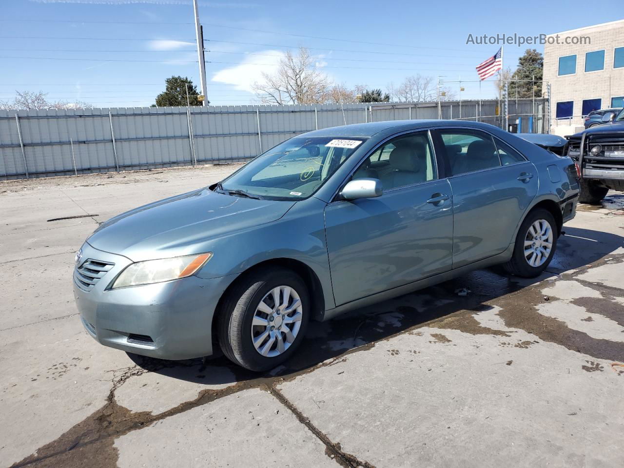 2008 Toyota Camry Ce Green vin: 4T1BE46K48U755078