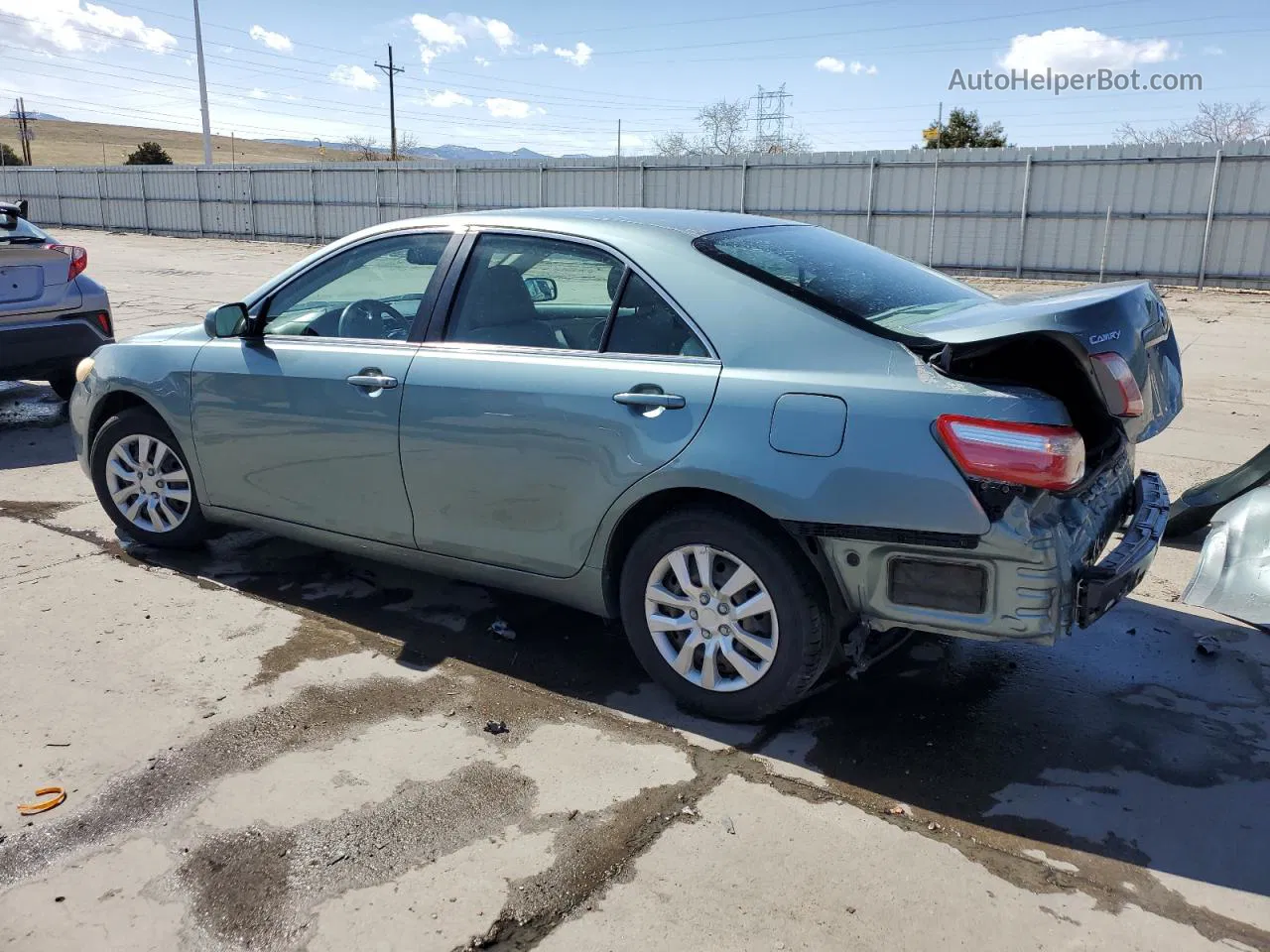 2008 Toyota Camry Ce Green vin: 4T1BE46K48U755078