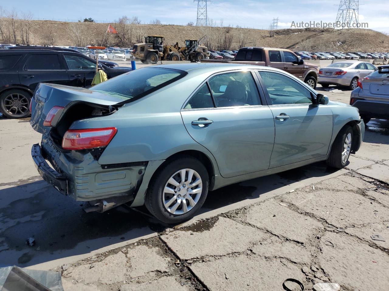 2008 Toyota Camry Ce Green vin: 4T1BE46K48U755078