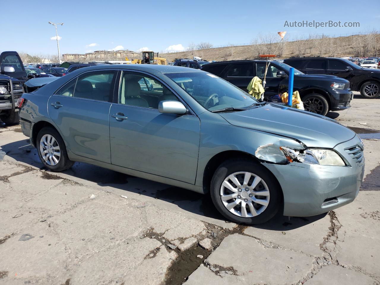 2008 Toyota Camry Ce Green vin: 4T1BE46K48U755078