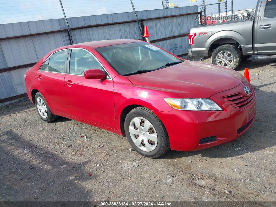 2009 Toyota Camry Le Красный vin: 4T1BE46K49U356589