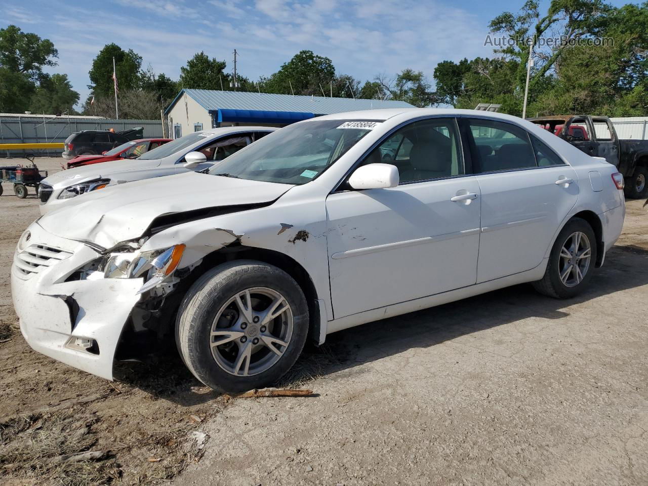 2009 Toyota Camry Base Белый vin: 4T1BE46K49U841802