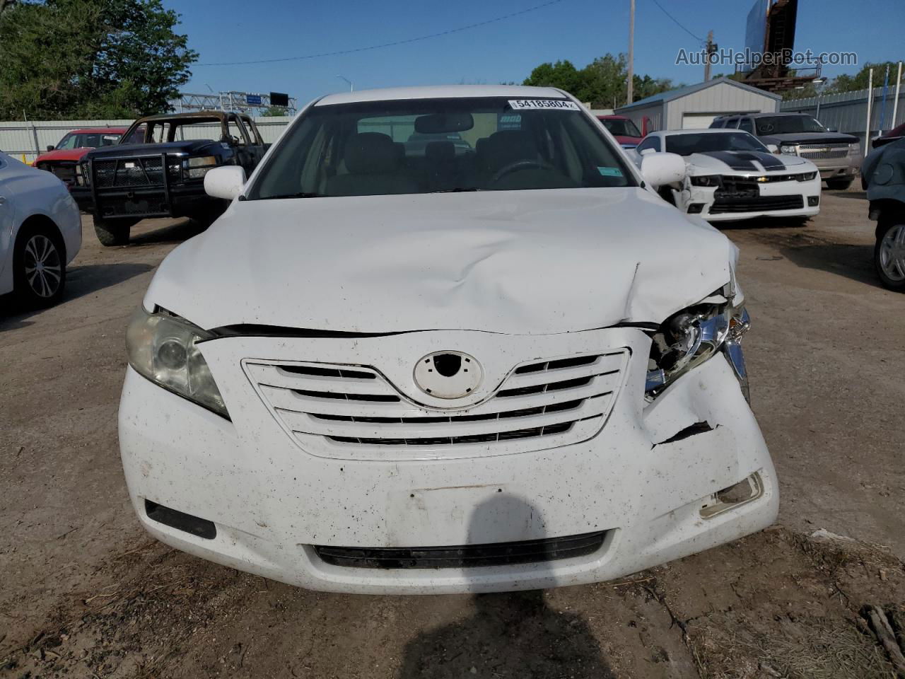 2009 Toyota Camry Base White vin: 4T1BE46K49U841802