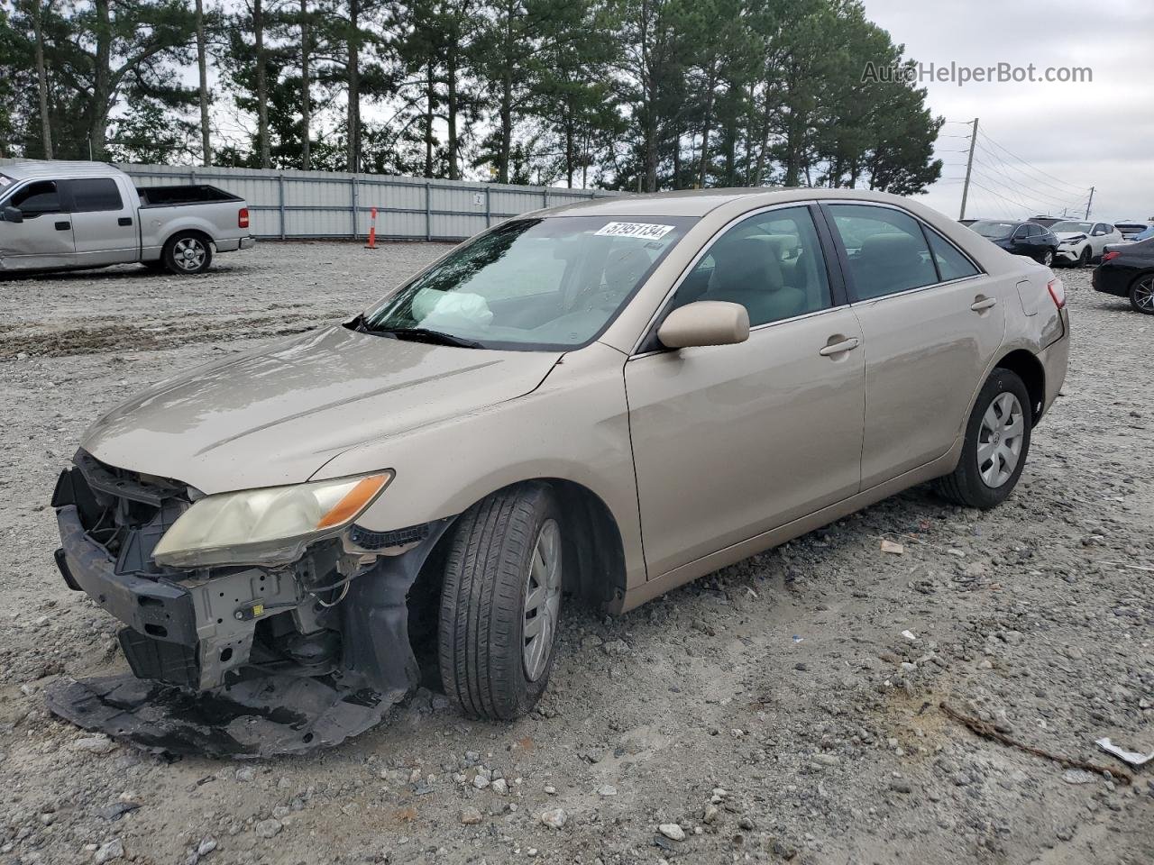 2009 Toyota Camry Base Кремовый vin: 4T1BE46K49U891602