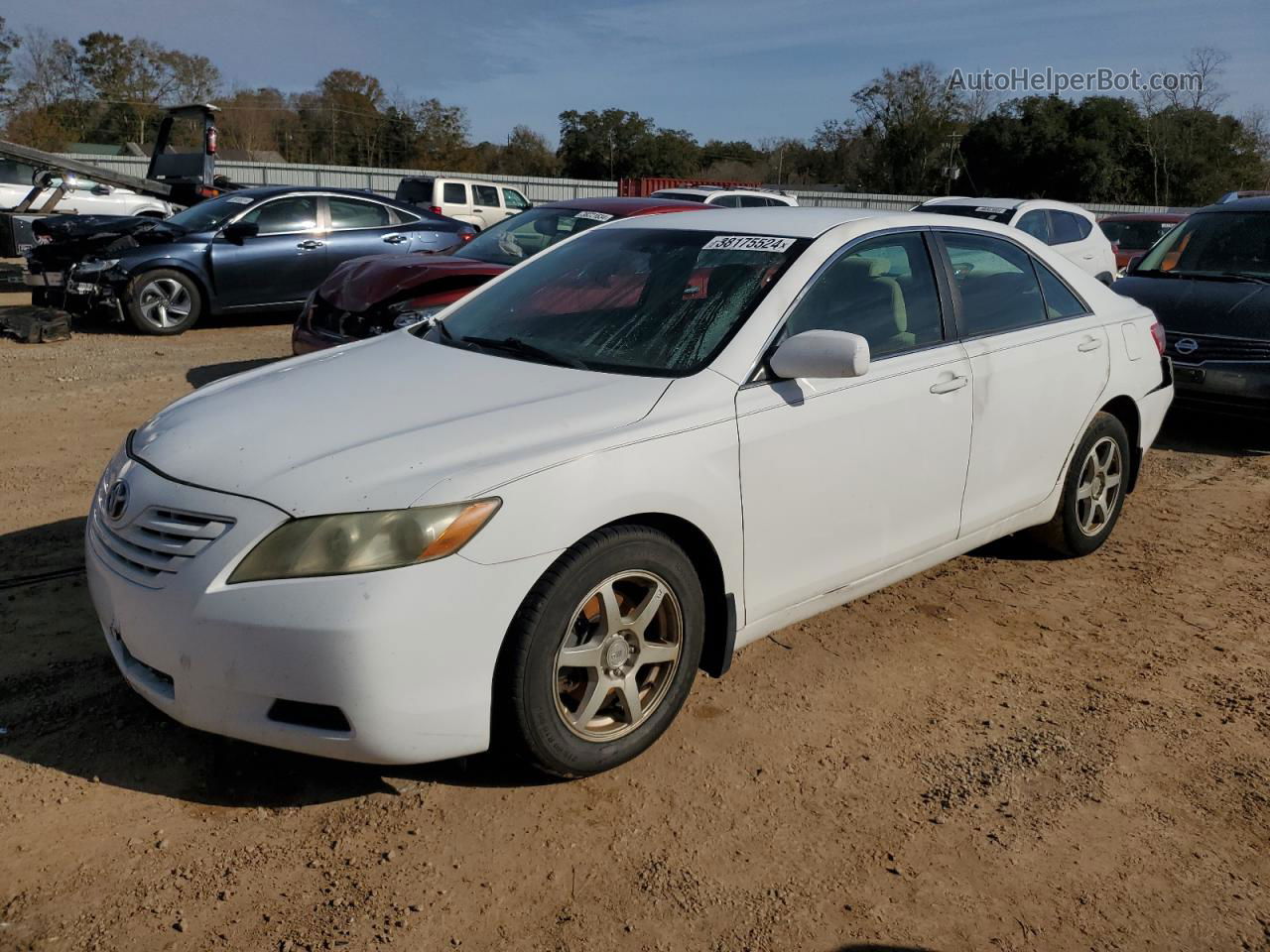 2009 Toyota Camry Base Белый vin: 4T1BE46K49U920144