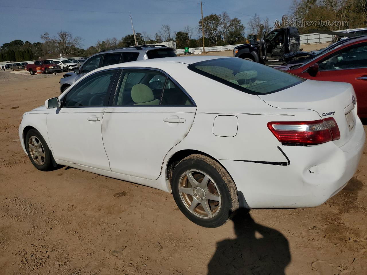 2009 Toyota Camry Base White vin: 4T1BE46K49U920144