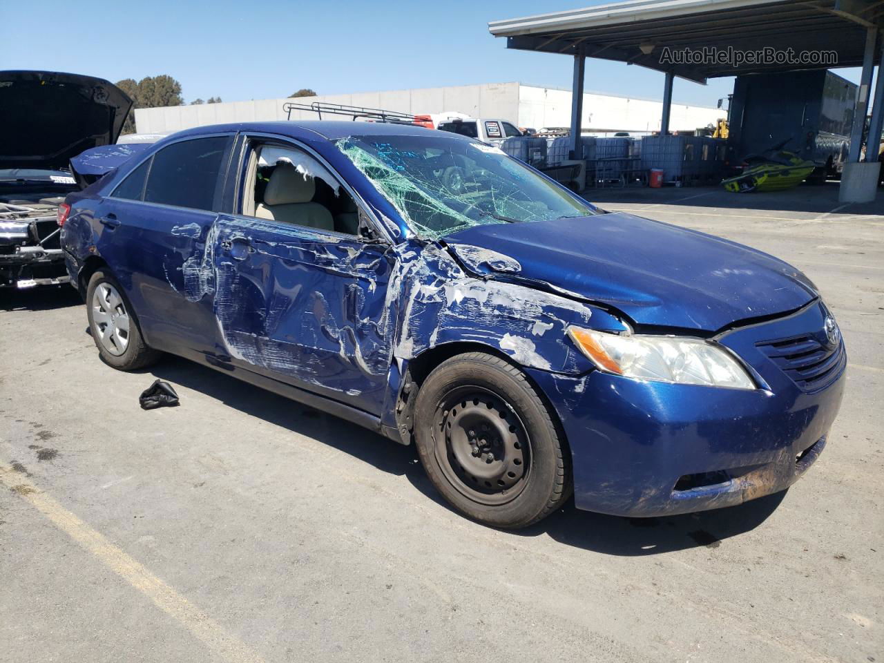 2008 Toyota Camry Ce Blue vin: 4T1BE46K58U243667