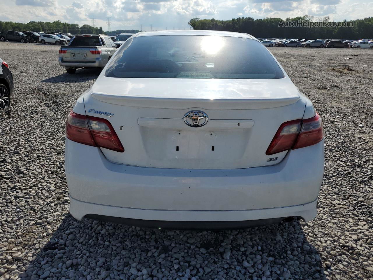 2008 Toyota Camry Ce White vin: 4T1BE46K58U769863