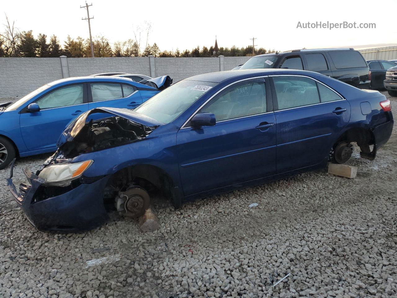 2009 Toyota Camry Base Blue vin: 4T1BE46K59U371103