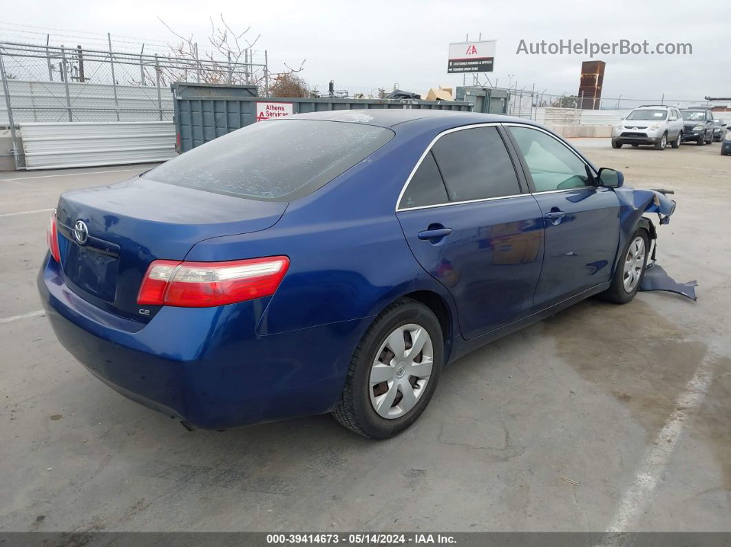 2007 Toyota Camry Ce Blue vin: 4T1BE46K67U028765