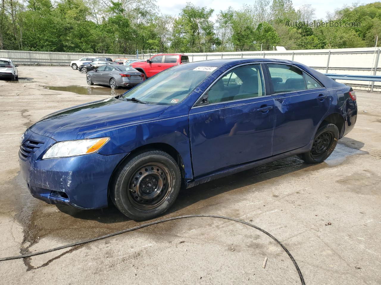 2007 Toyota Camry Ce Blue vin: 4T1BE46K67U032511