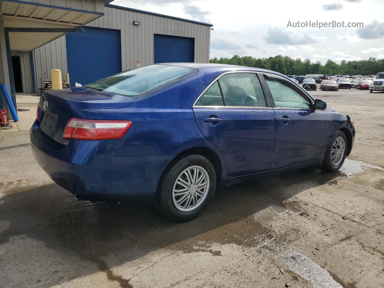 2007 Toyota Camry Ce Синий vin: 4T1BE46K67U032511