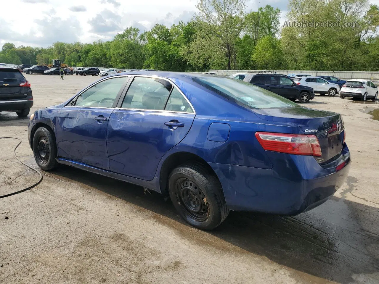 2007 Toyota Camry Ce Синий vin: 4T1BE46K67U032511