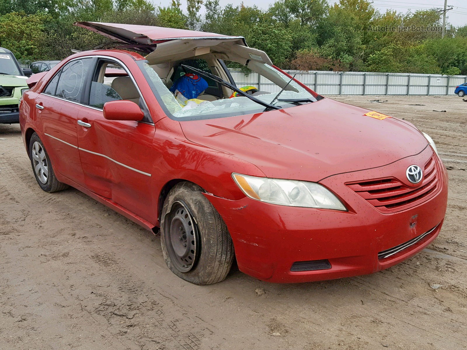 2007 Toyota Camry New Generation Ce Burgundy vin: 4T1BE46K67U058722