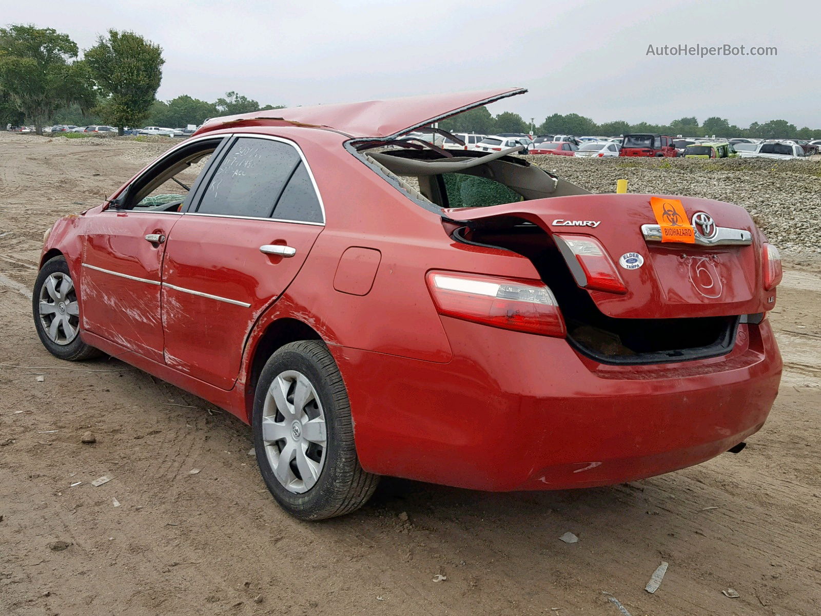 2007 Toyota Camry New Generation Ce Burgundy vin: 4T1BE46K67U058722