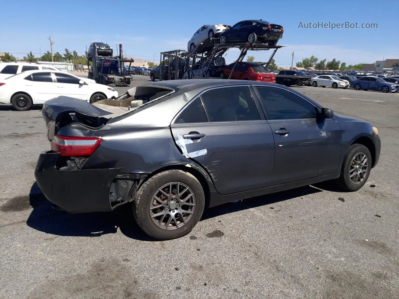 2007 Toyota Camry Ce Charcoal vin: 4T1BE46K67U086679