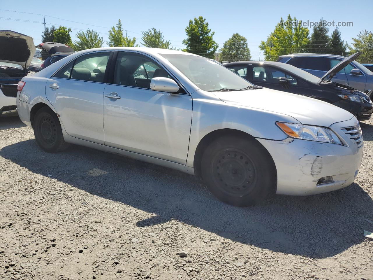 2007 Toyota Camry Ce Silver vin: 4T1BE46K67U173188