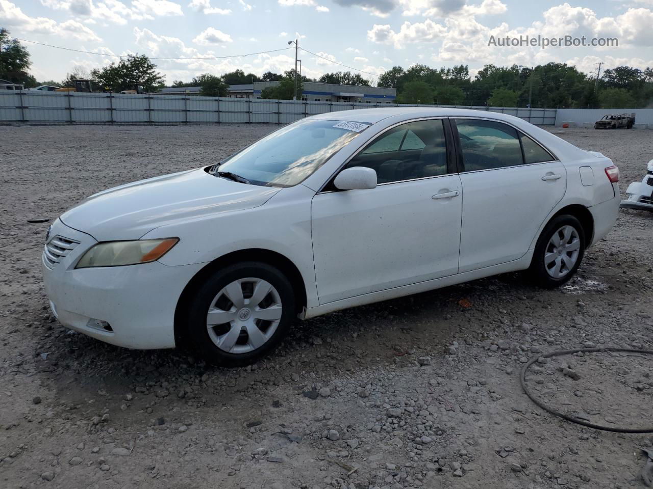 2007 Toyota Camry Ce White vin: 4T1BE46K67U632817