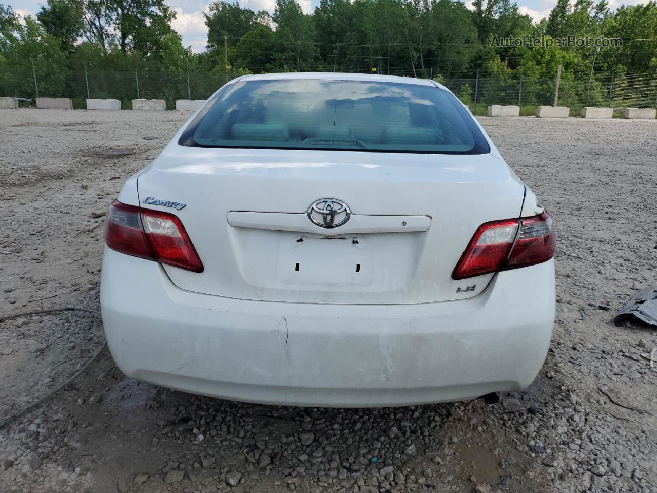 2007 Toyota Camry Ce White vin: 4T1BE46K67U632817