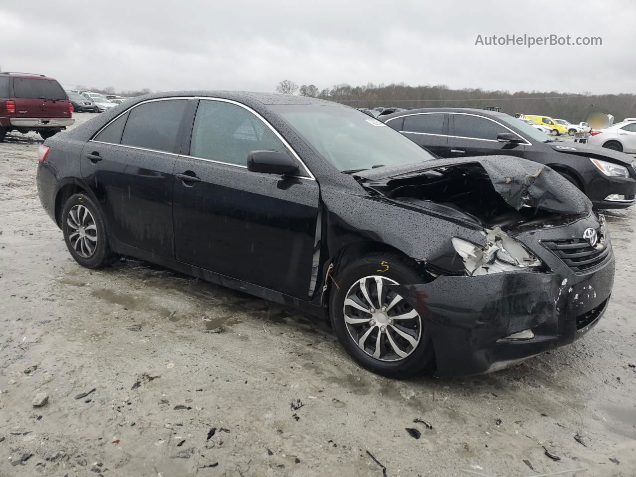 2007 Toyota Camry Ce Black vin: 4T1BE46K67U723747