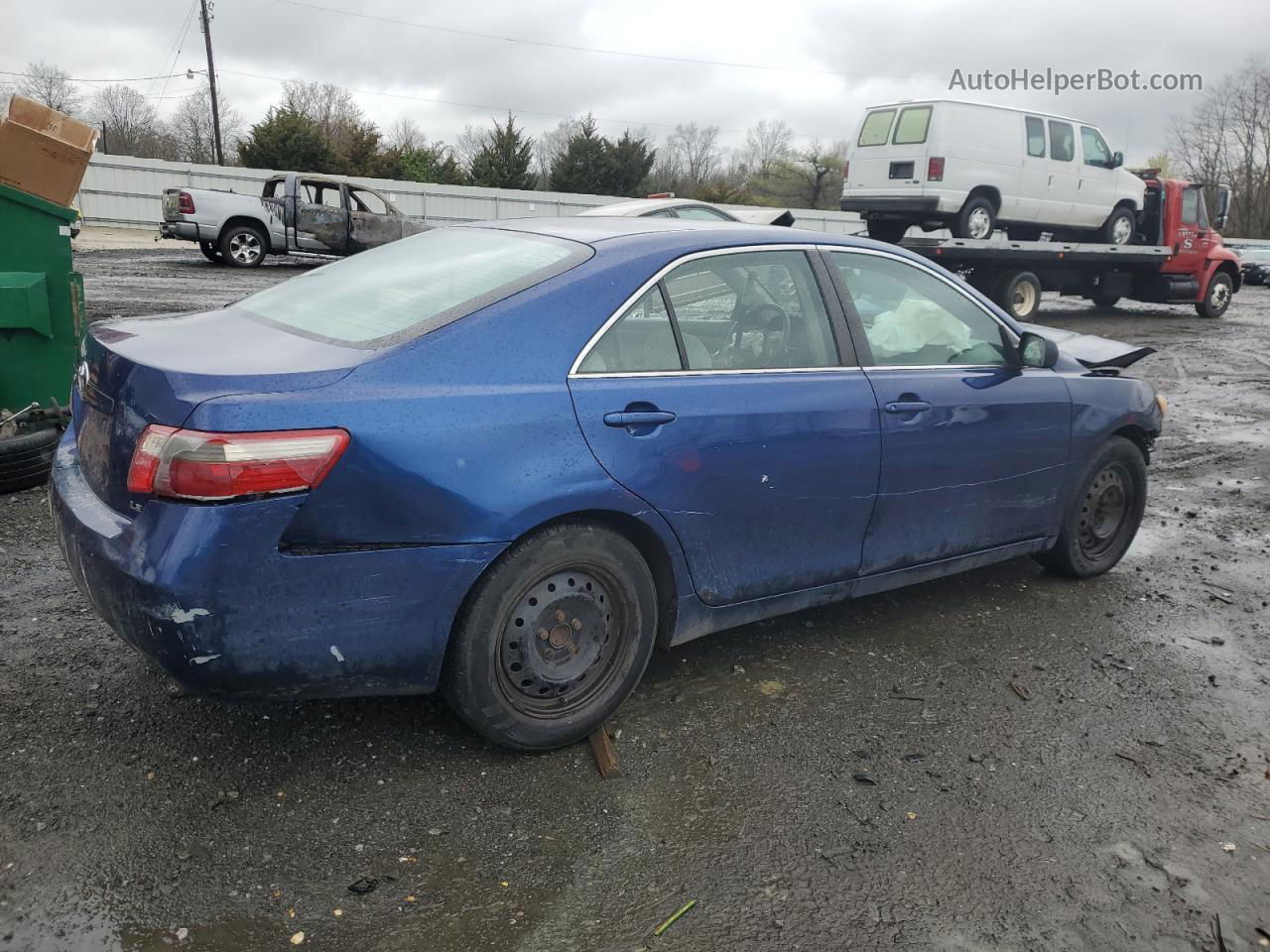 2008 Toyota Camry Ce Blue vin: 4T1BE46K68U201699