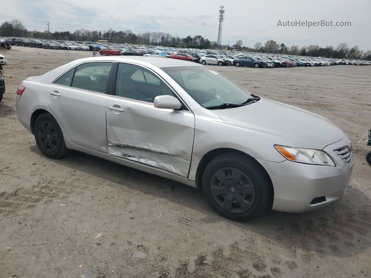 2008 Toyota Camry Ce Silver vin: 4T1BE46K68U232516