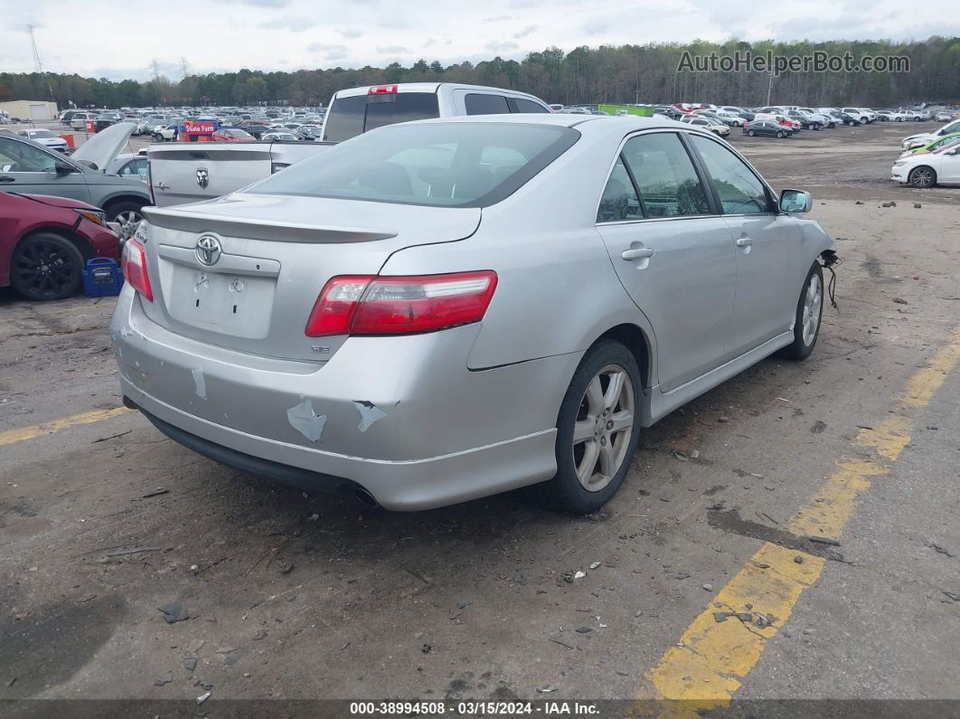 2008 Toyota Camry Se Silver vin: 4T1BE46K68U736564