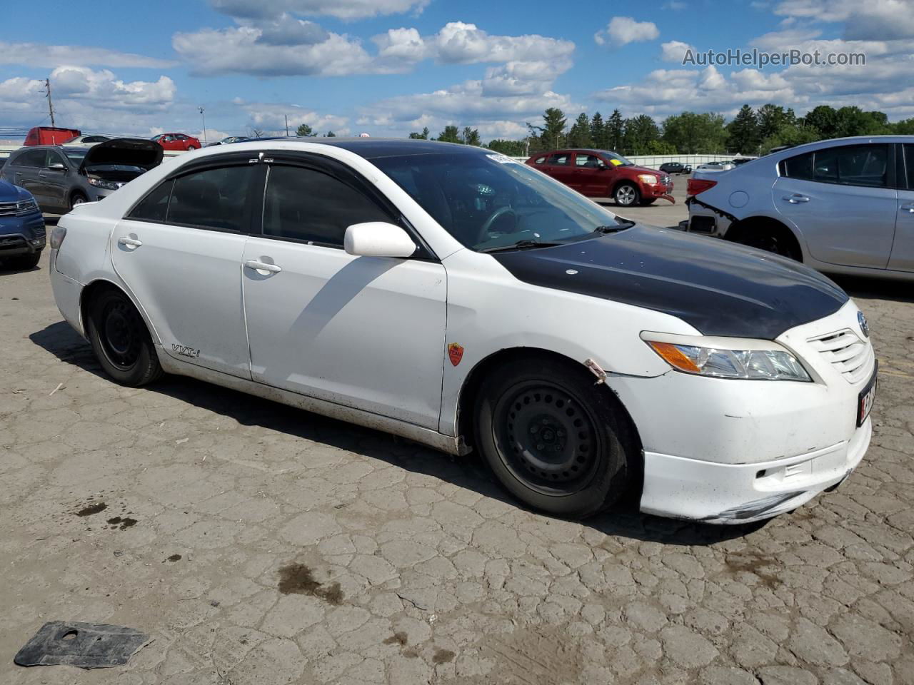 2008 Toyota Camry Ce Белый vin: 4T1BE46K68U765269