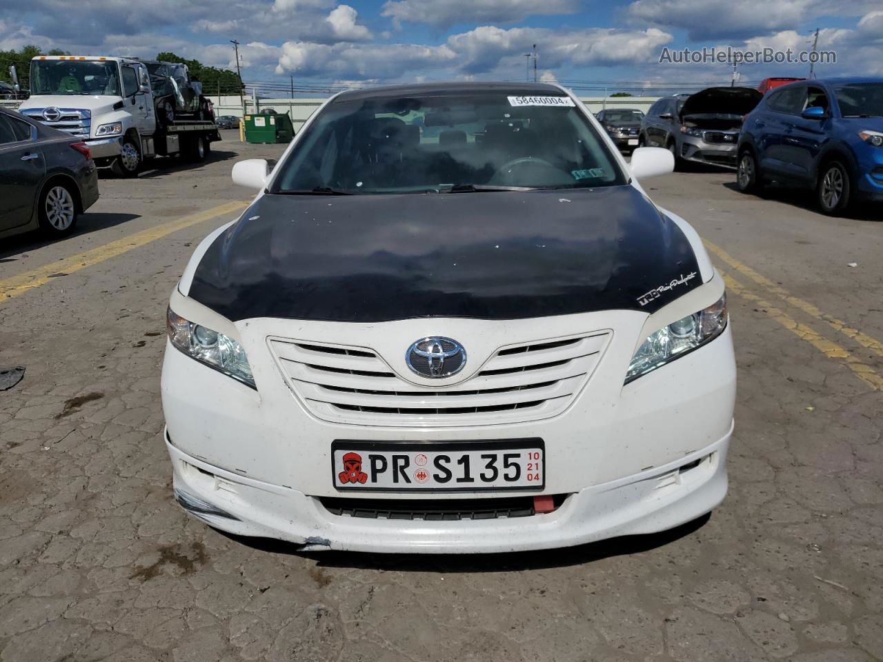 2008 Toyota Camry Ce Белый vin: 4T1BE46K68U765269