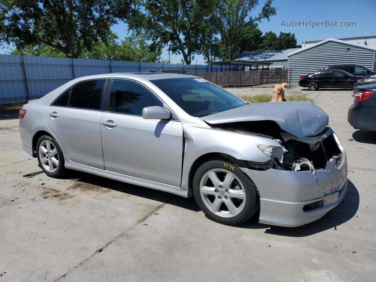 2008 Toyota Camry Ce Silver vin: 4T1BE46K68U768026