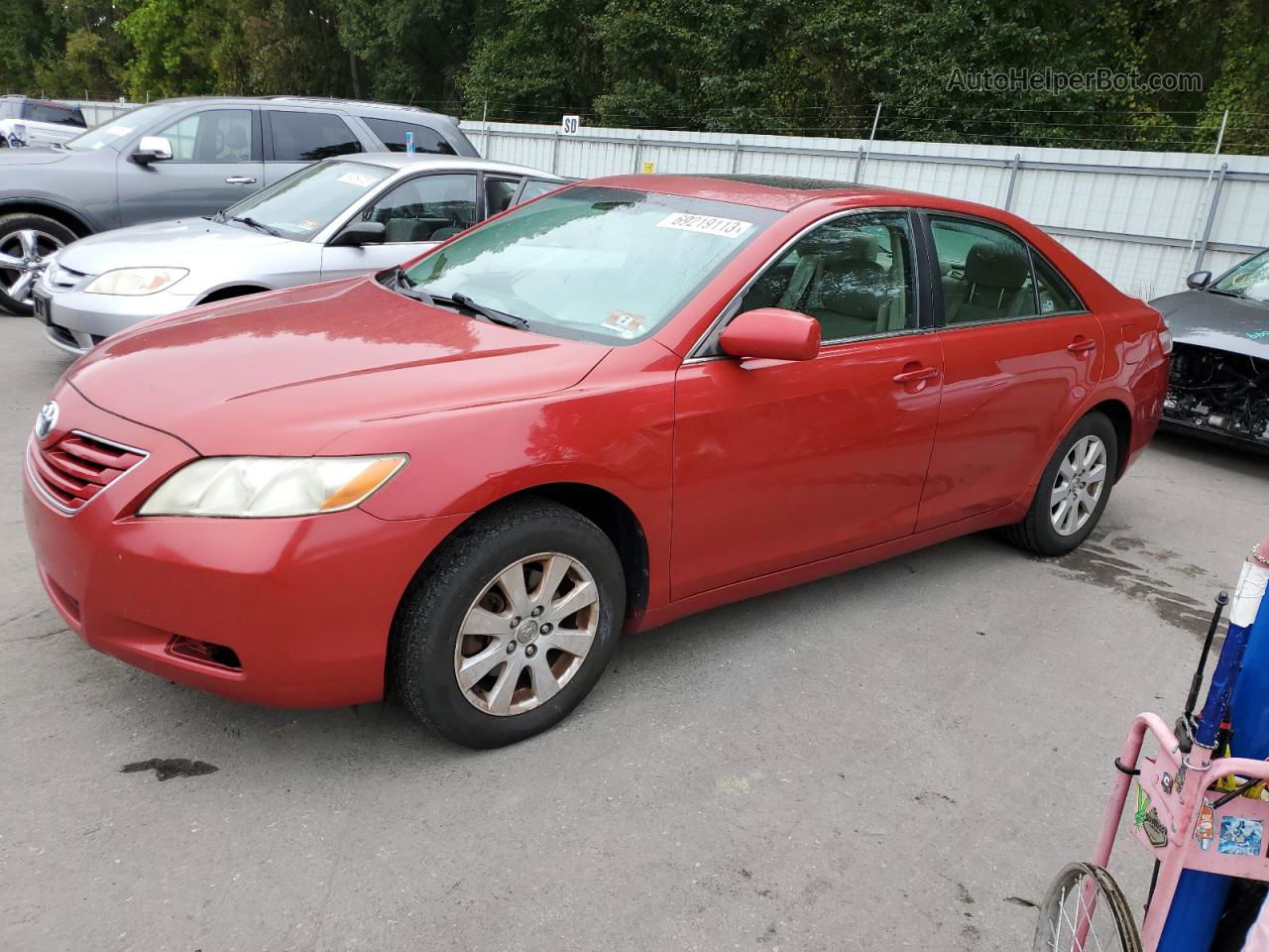 2009 Toyota Camry Base Red vin: 4T1BE46K69U329958