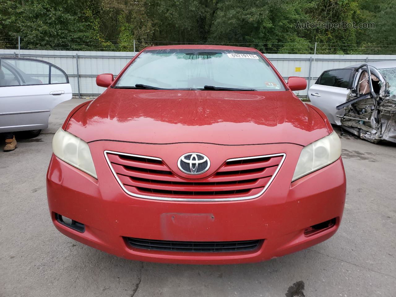 2009 Toyota Camry Base Красный vin: 4T1BE46K69U329958