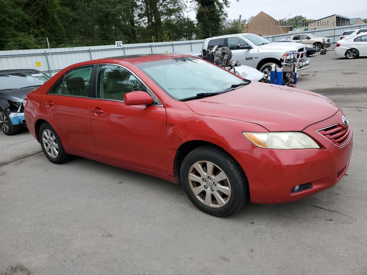 2009 Toyota Camry Base Красный vin: 4T1BE46K69U329958