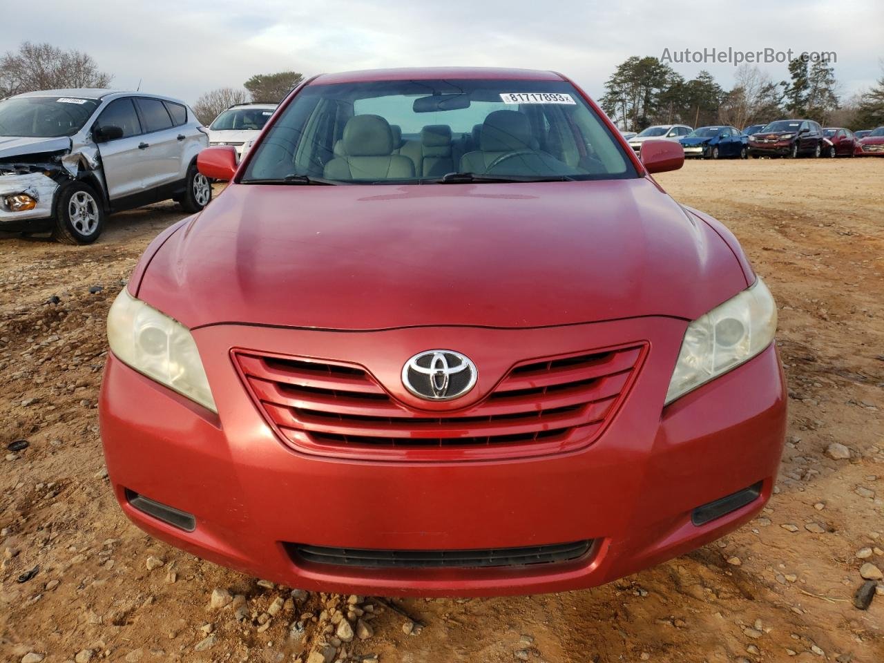 2009 Toyota Camry Base Red vin: 4T1BE46K69U343388