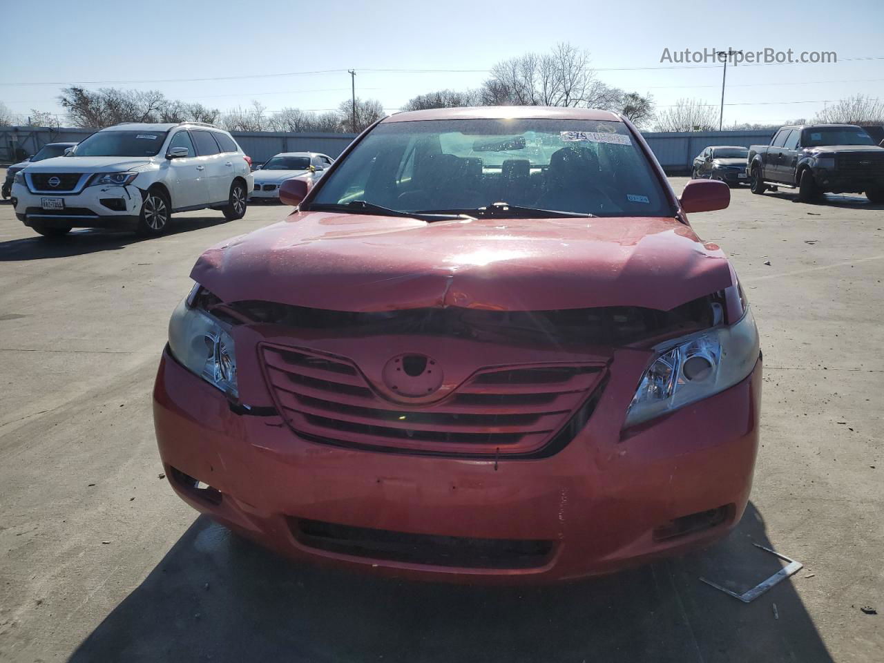 2009 Toyota Camry Base Red vin: 4T1BE46K69U370915