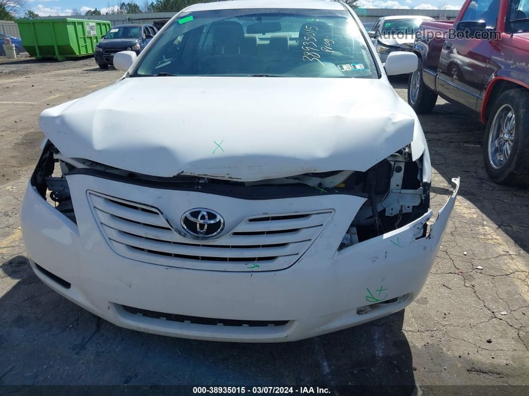 2009 Toyota Camry Le White vin: 4T1BE46K69U912076