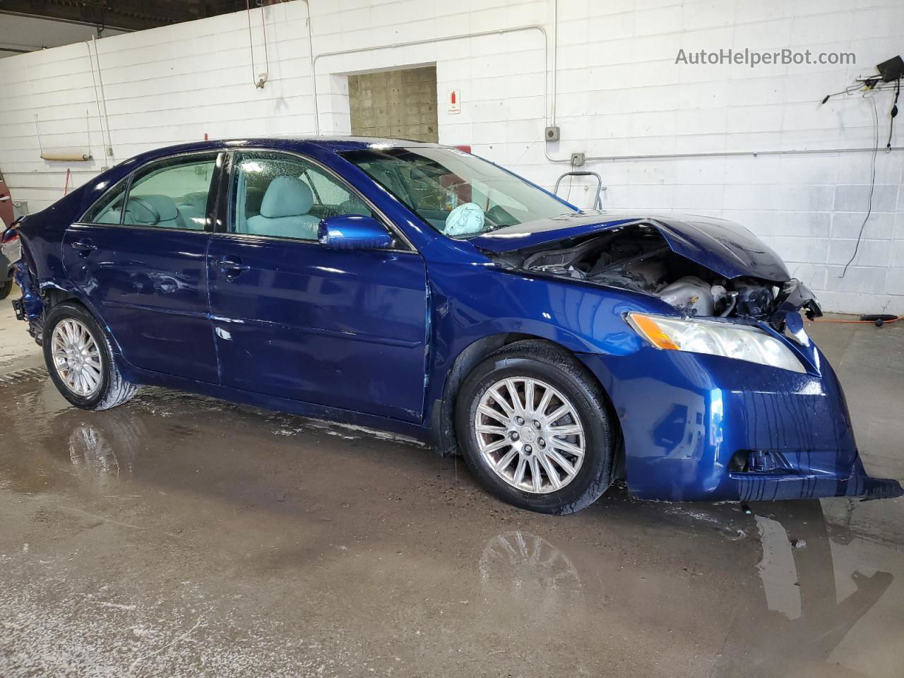 2007 Toyota Camry Ce Blue vin: 4T1BE46K77U061239