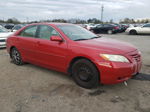 2007 Toyota Camry Ce Red vin: 4T1BE46K77U087842