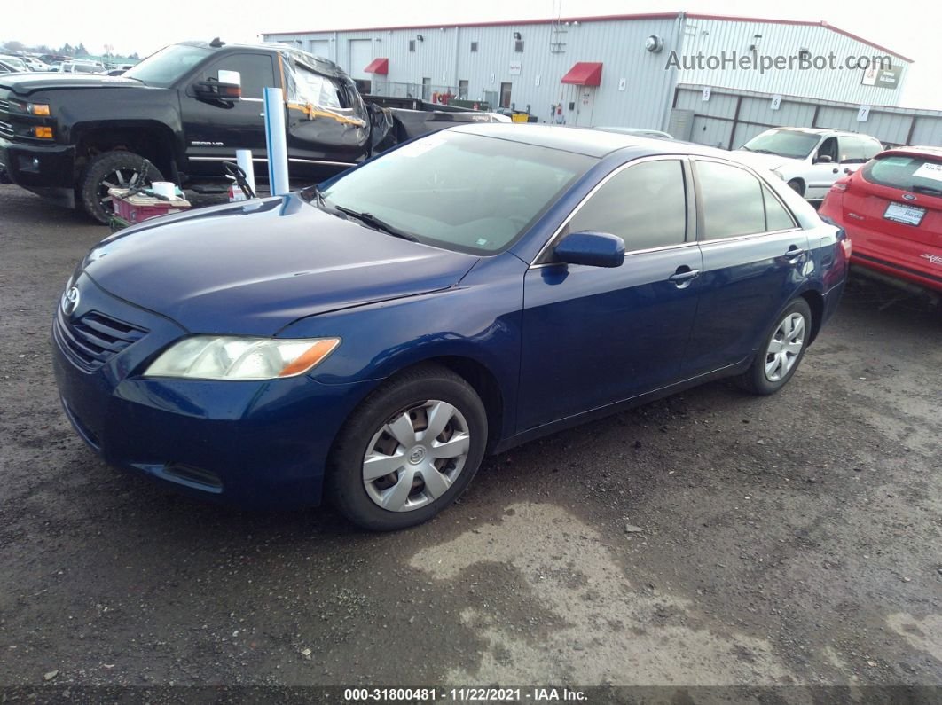 2007 Toyota Camry Le Blue vin: 4T1BE46K77U116093