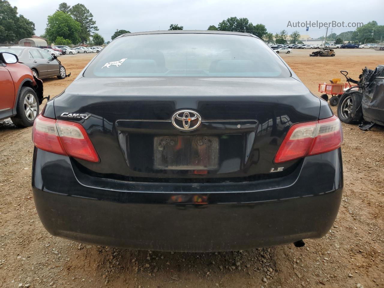 2007 Toyota Camry Ce Black vin: 4T1BE46K77U148509