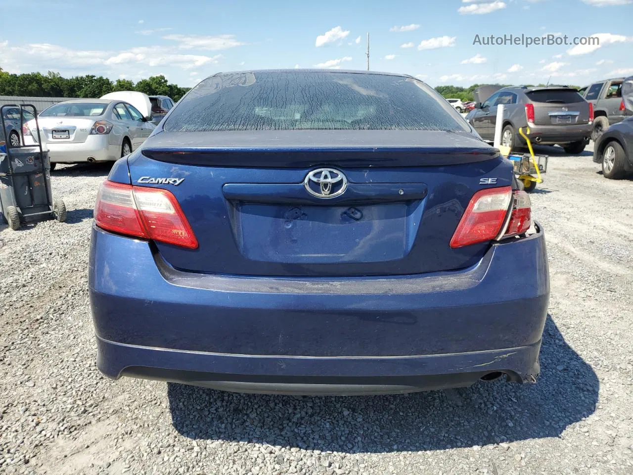 2007 Toyota Camry Ce Blue vin: 4T1BE46K77U183664