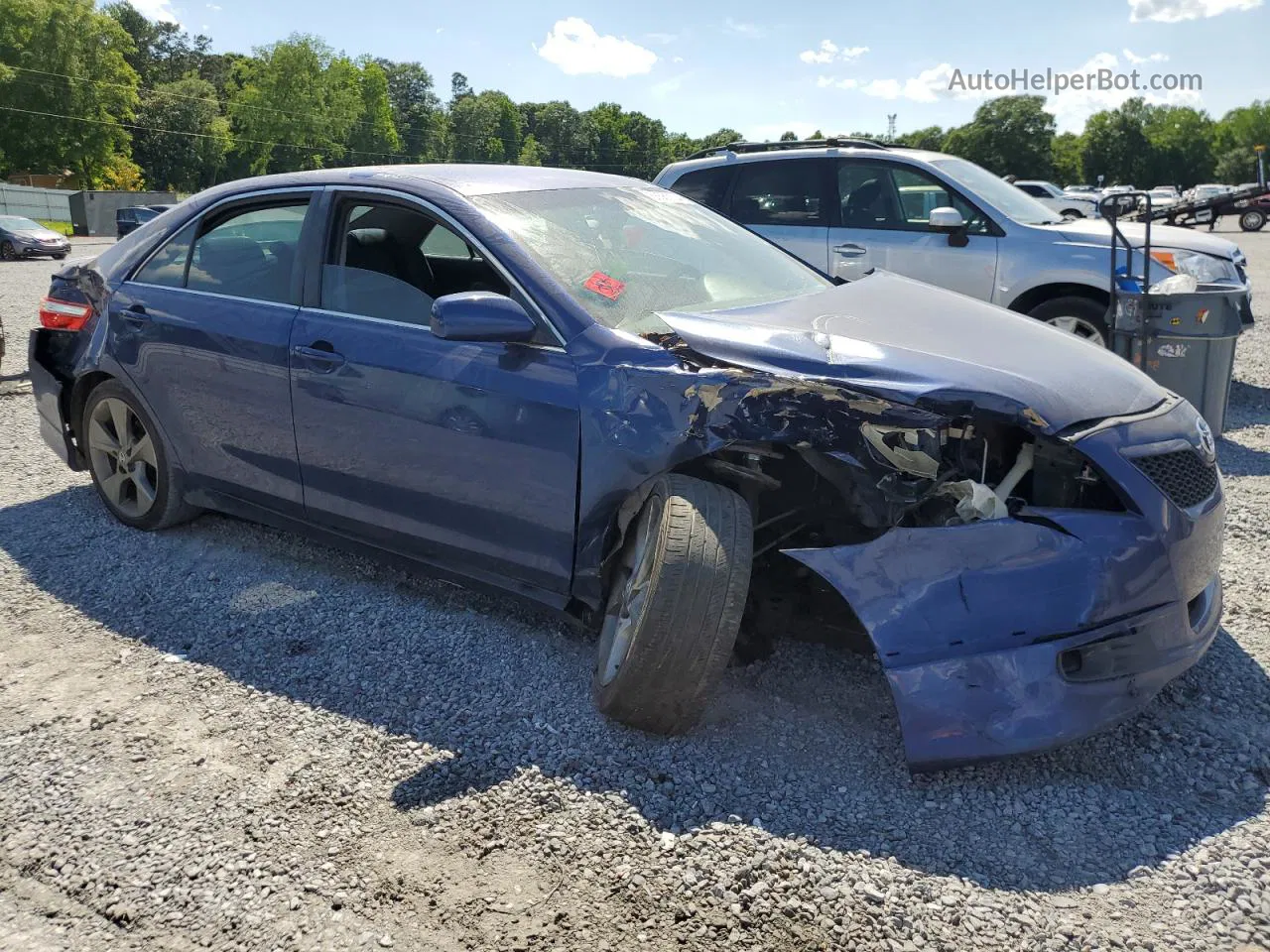 2007 Toyota Camry Ce Blue vin: 4T1BE46K77U183664