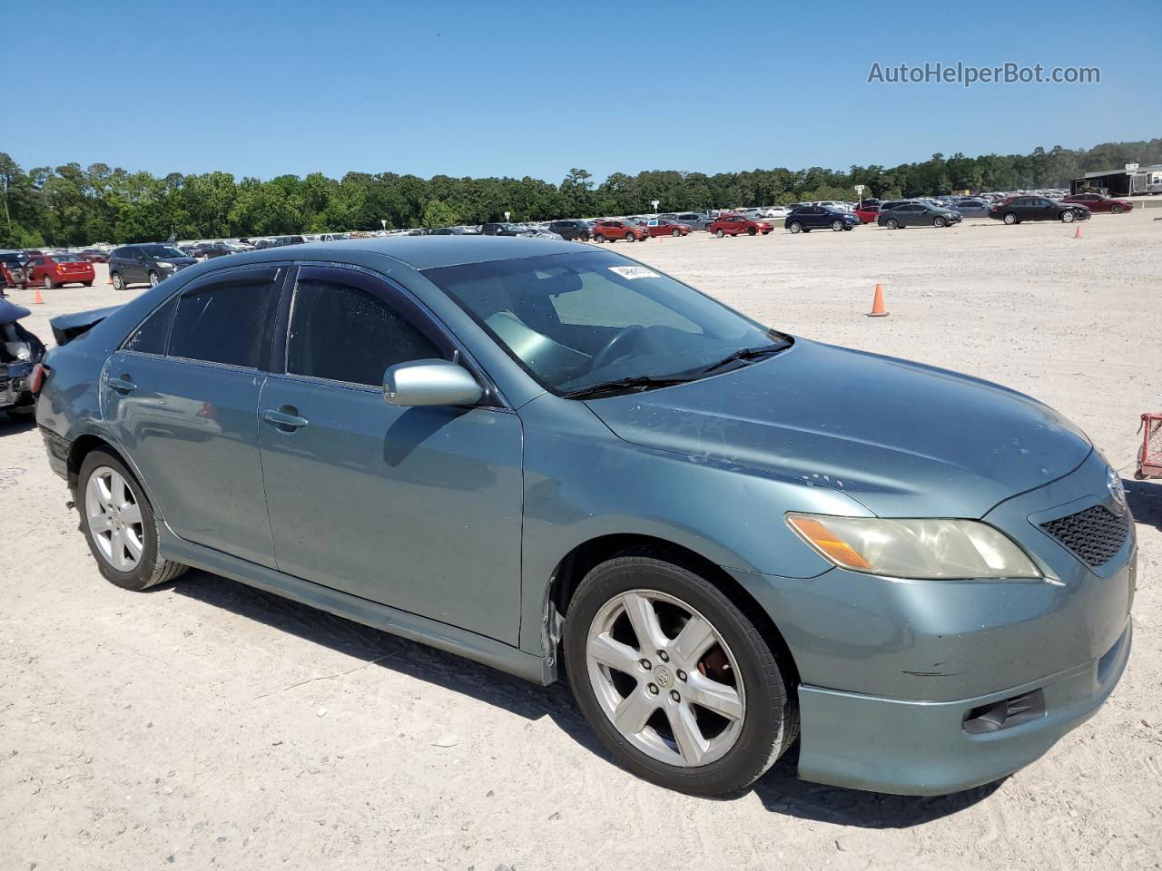 2007 Toyota Camry Ce Turquoise vin: 4T1BE46K77U568271