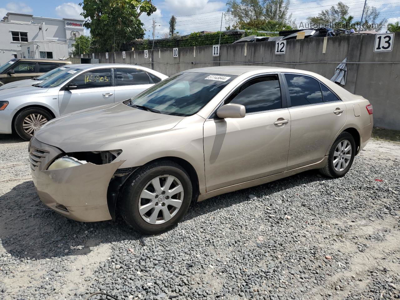 2007 Toyota Camry Ce Золотой vin: 4T1BE46K77U572384