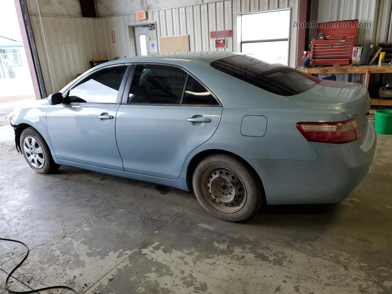 2007 Toyota Camry Ce Blue vin: 4T1BE46K77U616402