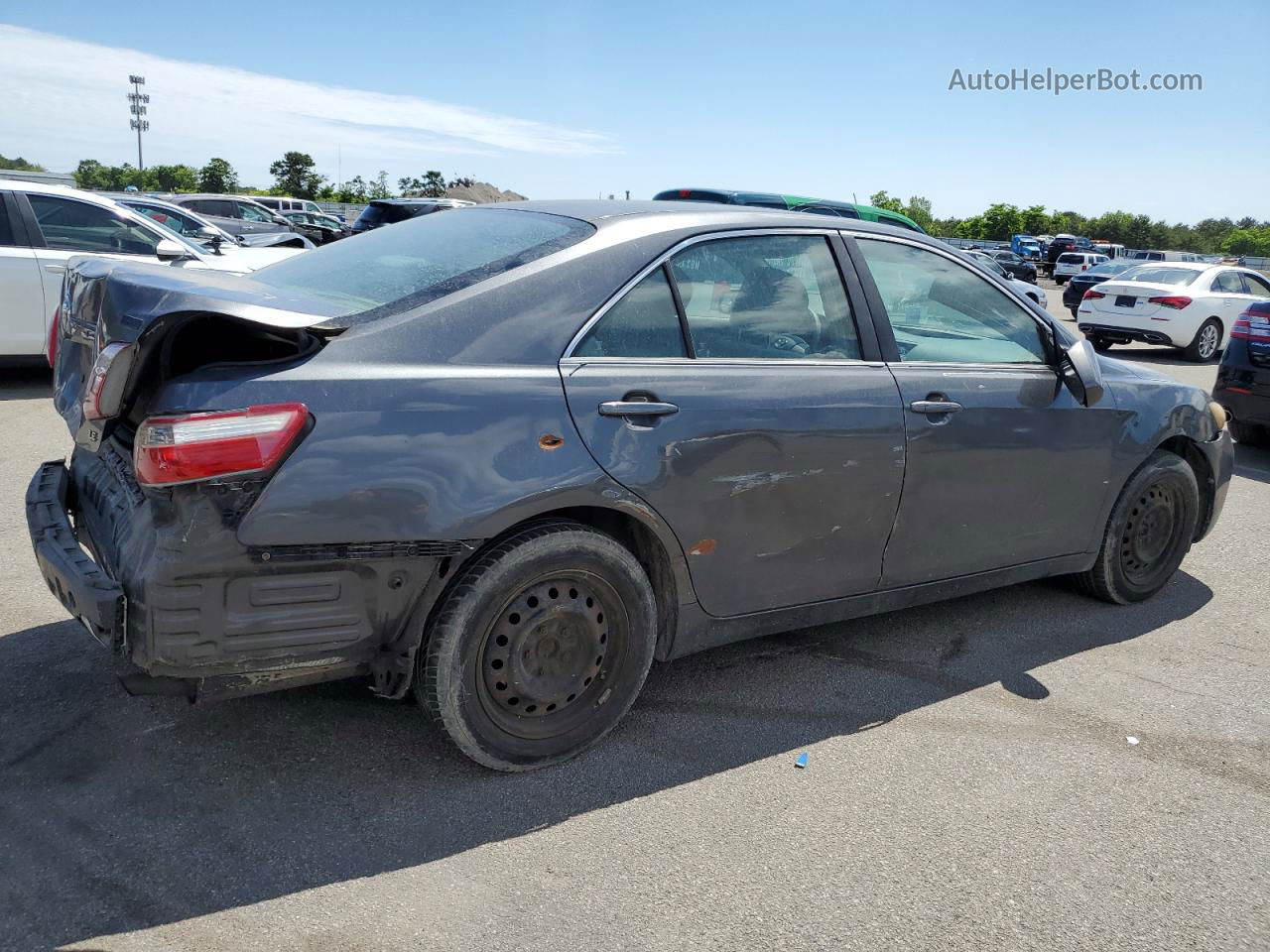 2007 Toyota Camry Ce Gray vin: 4T1BE46K77U642269