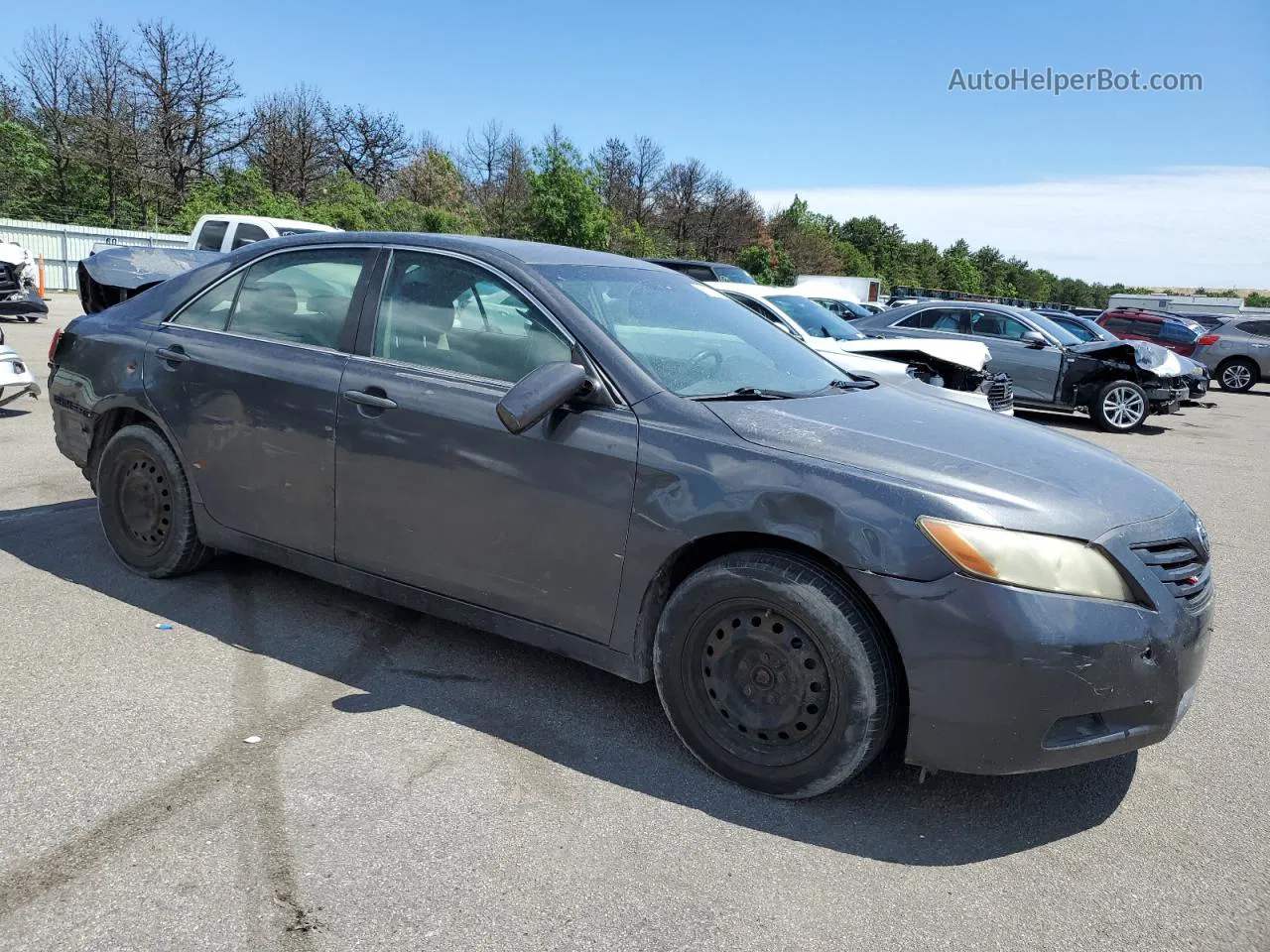 2007 Toyota Camry Ce Серый vin: 4T1BE46K77U642269