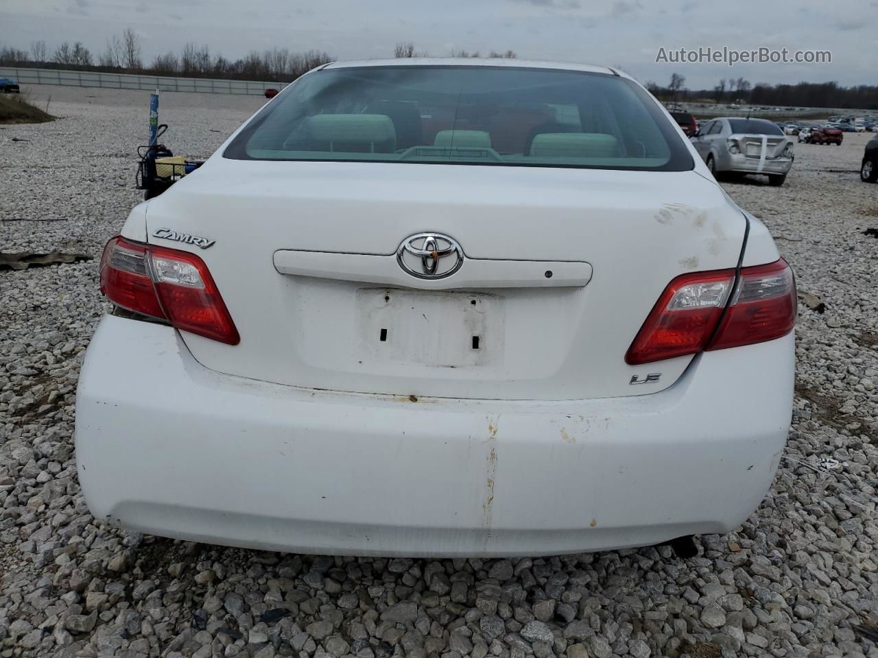 2008 Toyota Camry Ce White vin: 4T1BE46K78U787152